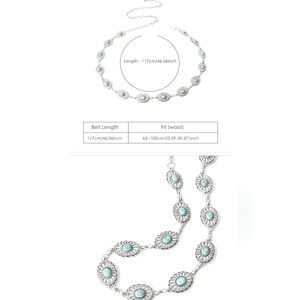 Gorgeous Turquoise Chain Belt: I have 3 of these in stock